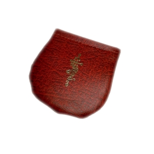 Etui na różaniec, rzep, bordowe