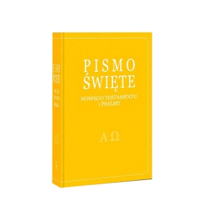 Pismo Święte Nowego Testamentu z Psalmami - żółte