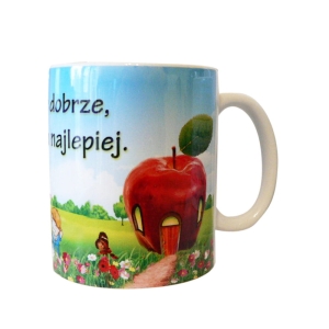 Kubek porcelanowy 26 - Wszędzie dobrze ale w domu najlepiej