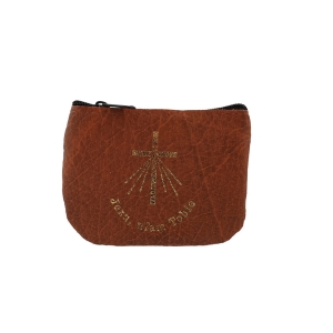 Etui na różaniec suwak - brązowe