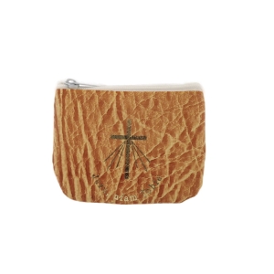 Etui na różaniec, suwak - rude