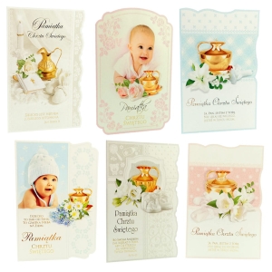 Pamiątka Chrztu Świętego - kartka