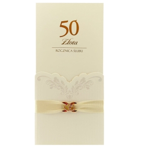 PAMIĄTKA 50 ROCZNICY ŚLUBU - KARTKA