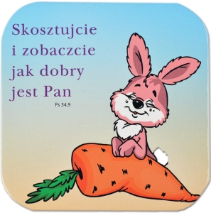 PODKŁADKA KORKOWA 44 - MARCHEWKA Z KRÓLIKIEM