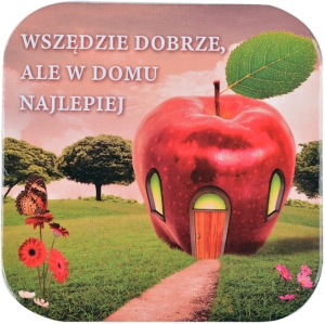 PODKŁADKA KORKOWA 46 - CZERWONE JABŁKO