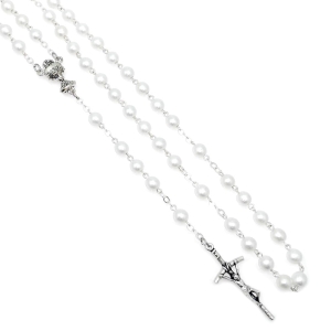 Różaniec komunijny - perła "6"