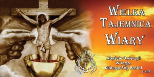 Baner Wielka Tajemnica Wiary