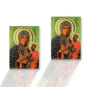 Obrazek Matki Boskiej Częstochowskiej na deseczce