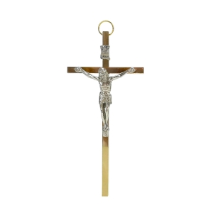 Krzyż mosiężny 13 cm