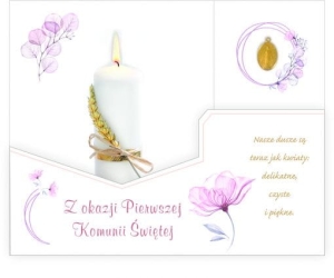 Pamiątka Pierwszej Komunii Świętej - album dla dziewczynki