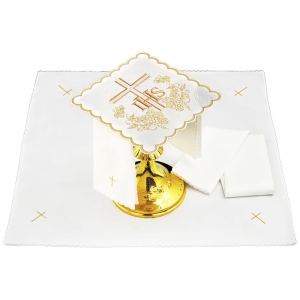 Bielizna kielichowa haftowana - komplet 156