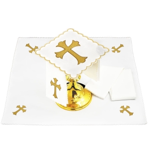 Bielizna kielichowa haftowana - komplet 145