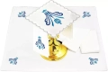 Bielizna kielichowa haftowana, maryjna - komplet 144