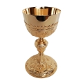Kielich pozłacany z ozdobną koszulką