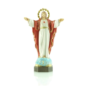 Figurka Otwarte Serce Pana Jezusa 17 cm
