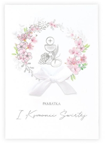 Pamiątka Pierwszej Komunii Świętej - album dla dziewczynki