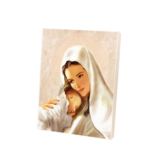 Obrazek na desce - Matka Boża z Dzieciątkiem C-5