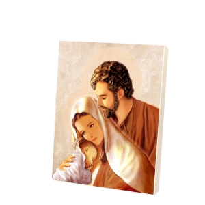 Obrazek na desce - Święta Rodzina C-2