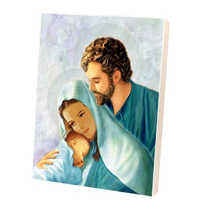 Obrazek na desce - Święta Rodzina D-4