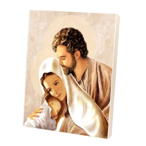 Obrazek na desce - Święta Rodzina D-1