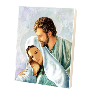 Obrazek na desce - Święta Rodzina D-3