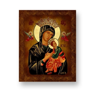 Obrazek na desce - Matka Boska Nieustającej Pomocy C-11