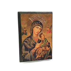 Obrazek na desce - Matka Boska Nieustającej Pomocy