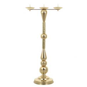 Lichtarz ołtarzowy świecznik na trzy świece 92 cm