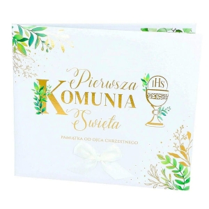 Pamiątka Pierwszej Komunii Świętej - album od Ojca Chrzestnego