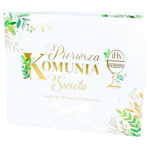 Pamiątka Pierwszej Komunii Świętej - album od Matki Chrzestnej