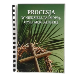 Procesja w Niedzielę Palmową, czyli Męki Pańskiej - laminowane