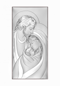 Obrazek srebrny - Święta Rodzina DS129/4