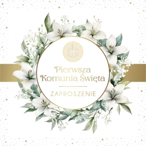 Zaproszenie na Pierwszą Komunię Świętą