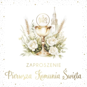 Zaproszenie na Pierwszą Komunię Świętą