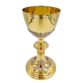Kielich liturgiczny pozłacany