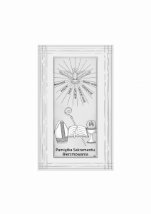 Obrazek srebrny - Pamiątka Bierzmowania DS219F/1X