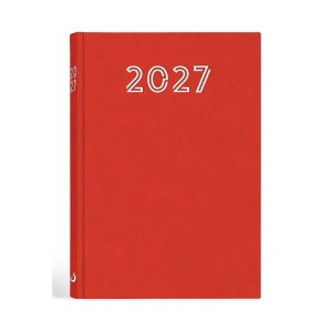 Kalendarz, terminarz A5 2027 czerwony