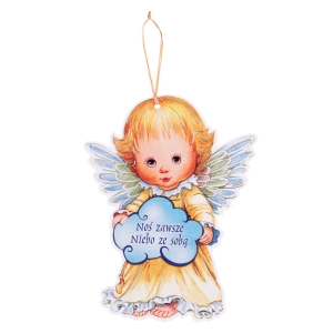 Aniołek ze złotymi myślami - duży