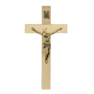Krzyż mosiężny 14 cm
