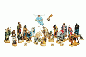 Szopka Bożonarodzeniowa 28 elementowa 50 cm