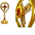 Relikwiarz - pastorał papieski 35 cm