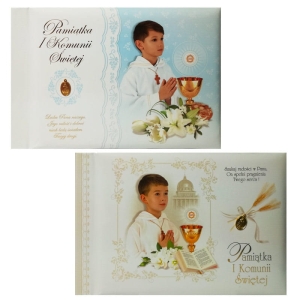 Pamiątka Pierwszej Komunii Świętej - album dla chłopca