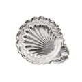 Miseczka na wodę święconą w kształcie muszli - srebrna