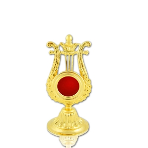 Relikwiarz - harfa - św. Cecylia 18 cm