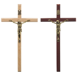 Krzyż wiszący, drewniany 15,5 cm
