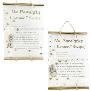 Pamiątka Pierwszej Komunii Świętej - dyplom