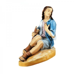 Pasterz z fletem - figura grajka do szopki 70 cm