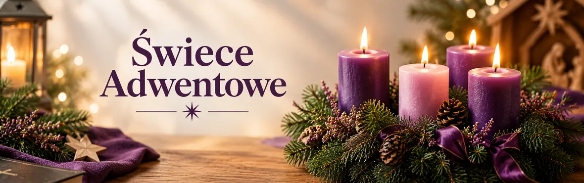 ŚWIECE DO WIEŃCA ADWENTOWEGO